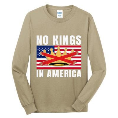 No Kings In America Court Ruling Protest Save Democracy Usa Tall Long Sleeve T-Shirt