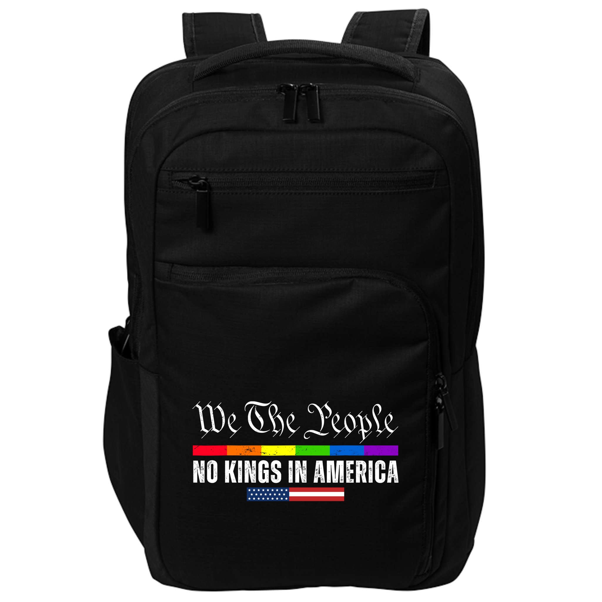 No Kings In America We The People Political Impact Tech Backpack