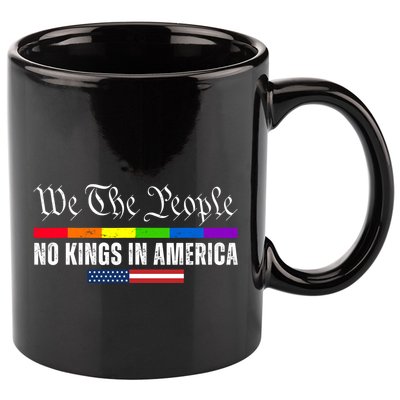No Kings In America We The People Political 11oz C Handle Ceramic Mug