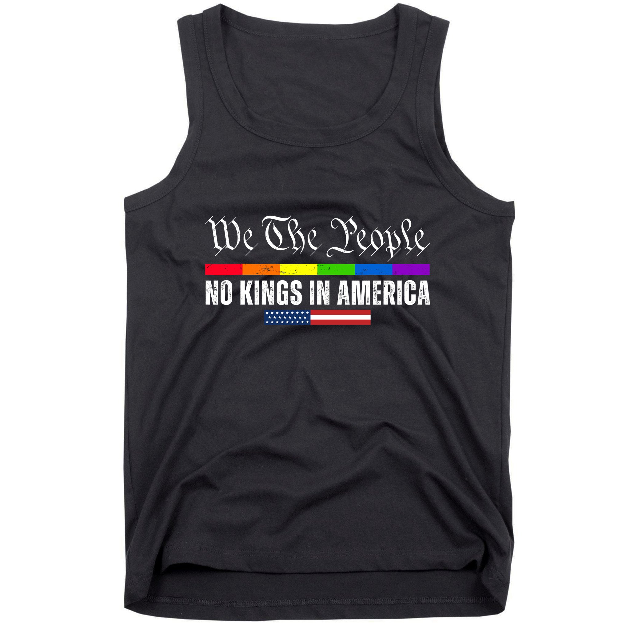No Kings In America We The People Political Tank Top