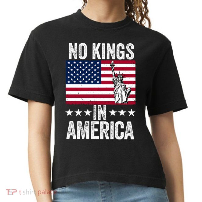 No Kings In America Comfort Colors Boxy T-Shirt