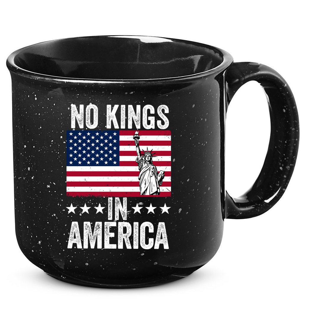 No Kings In America 15oz Campfire Ceramic Mug