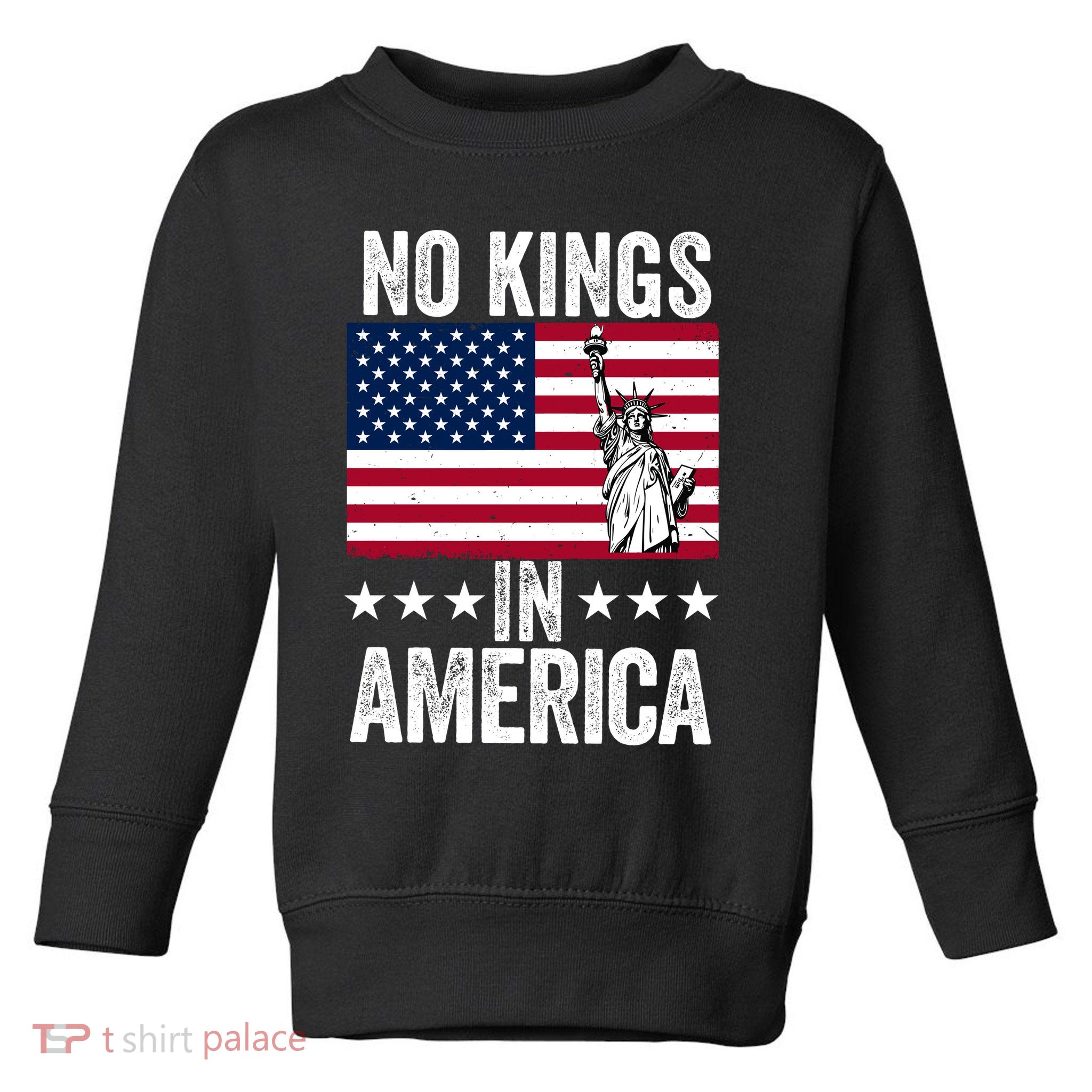 No Kings In America Toddler Sweatshirt