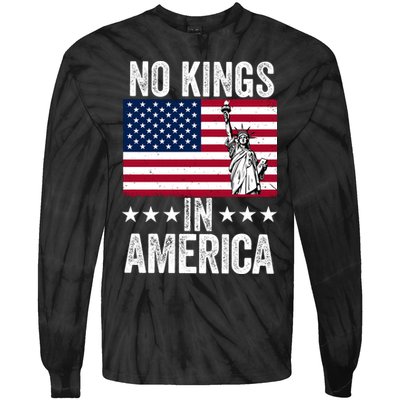 No Kings In America Tie-Dye Long Sleeve Shirt