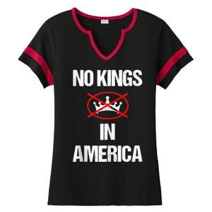 No Kings In America Supreme Court Protest Ladies Halftime Notch Neck Tee