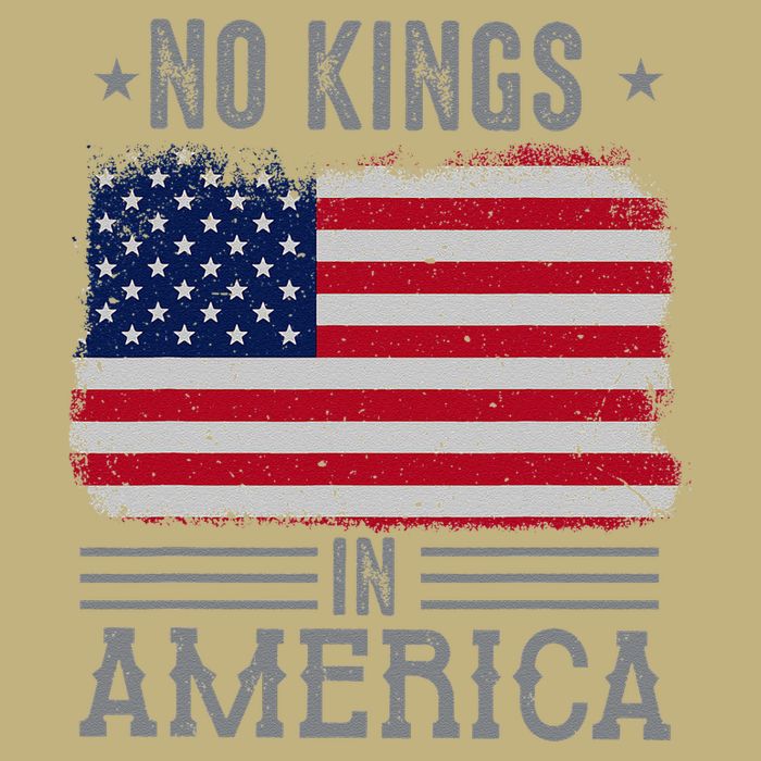 No Kings In America Flag Protest Save Democracy Cooling Performance Crew T-Shirt