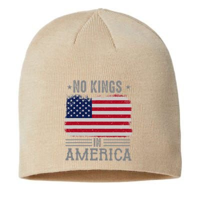 No Kings In America Flag Protest Save Democracy Sustainable Beanie