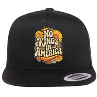  No King In American Democracy  Flat Bill Trucker Hat