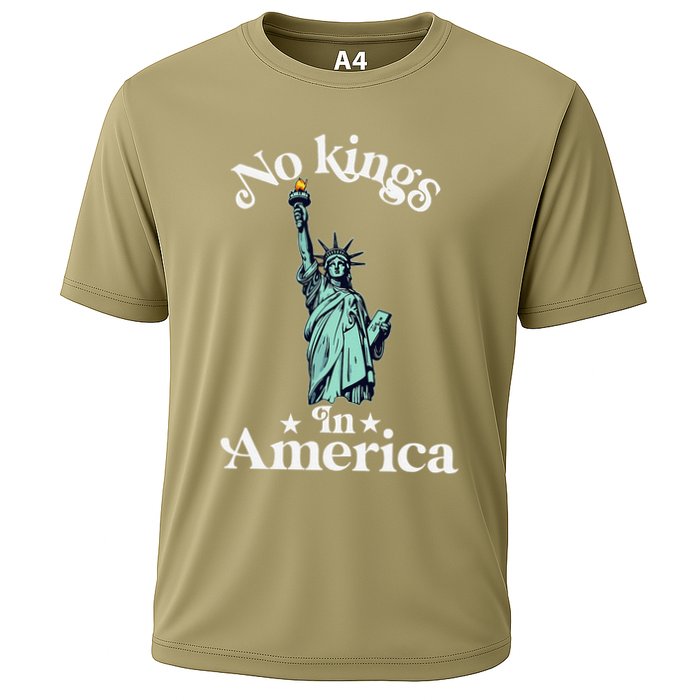 No Kings In America Flag Protest Save Democracy Cooling Performance Crew T-Shirt