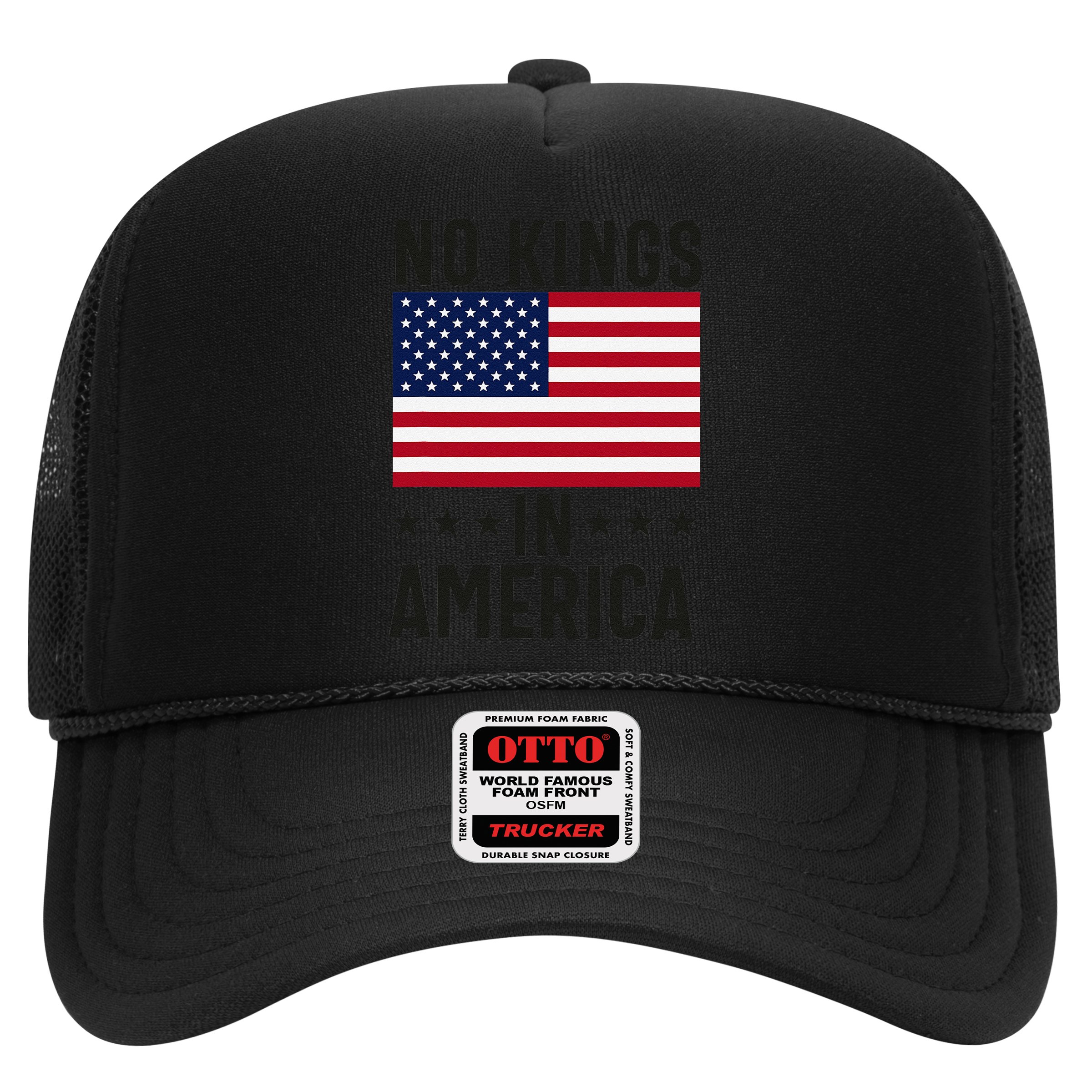 No Kings In America Flag Protest Save Democracy Hat
