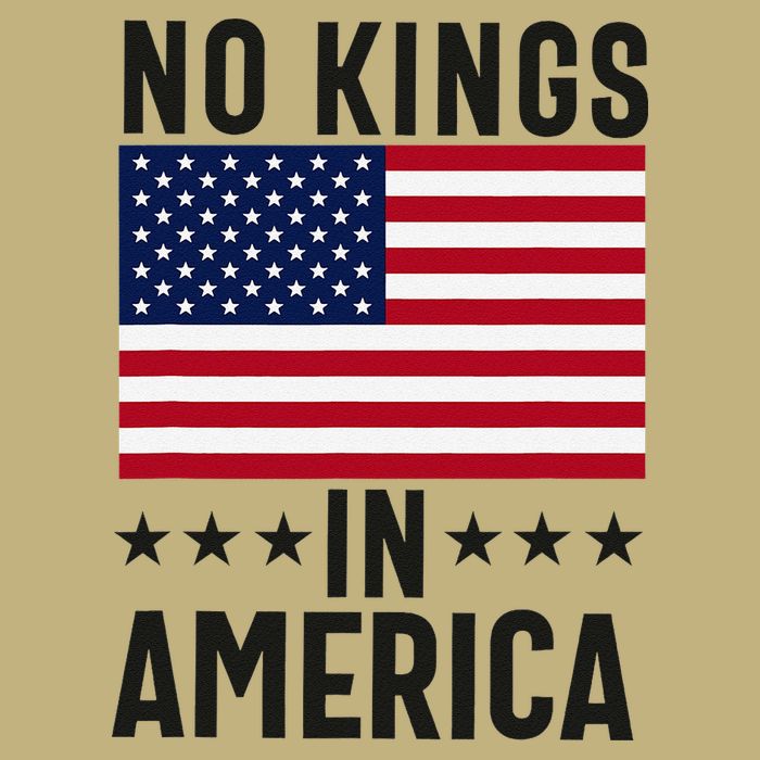No Kings In America Flag Protest Save Democracy Cooling Performance Crew T-Shirt