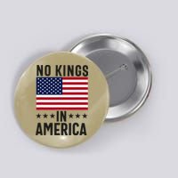 No Kings In America Flag Protest Save Democracy Button