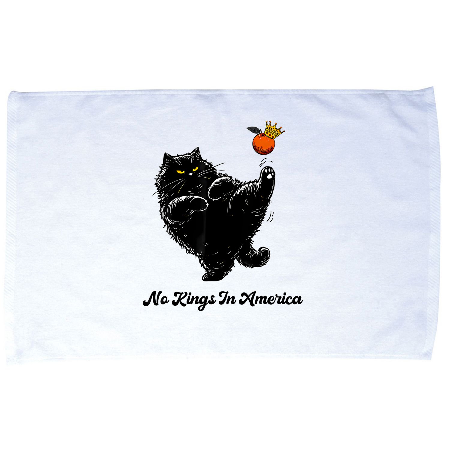 No Kings In America We The People Political  Microfiber Hand Towel