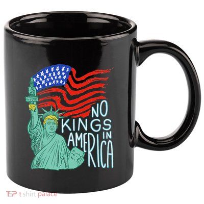 No Kings In America We The People Political 11oz C Handle Ceramic Mug