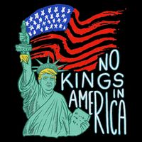 No Kings In America We The People Political Drawstring Bag