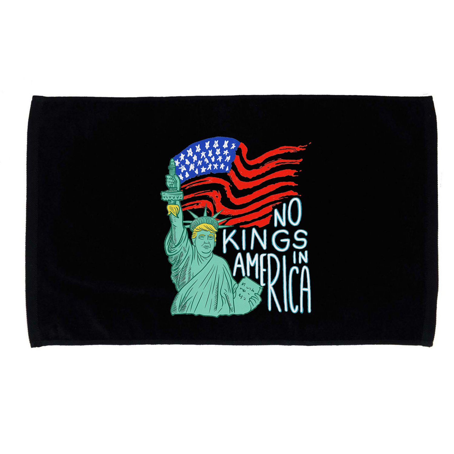 No Kings In America We The People Political Microfiber Hand Towel
