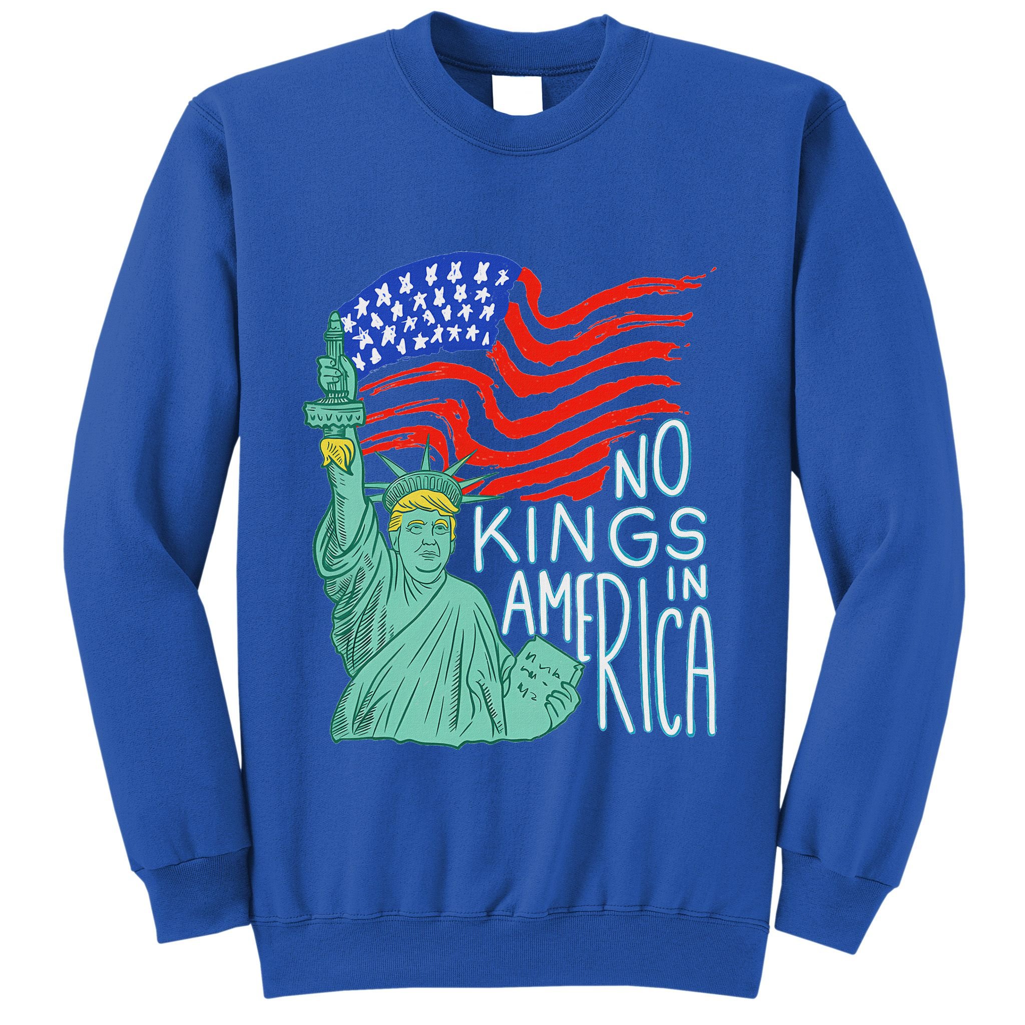 No Kings In America We The People Political Sweatshirt