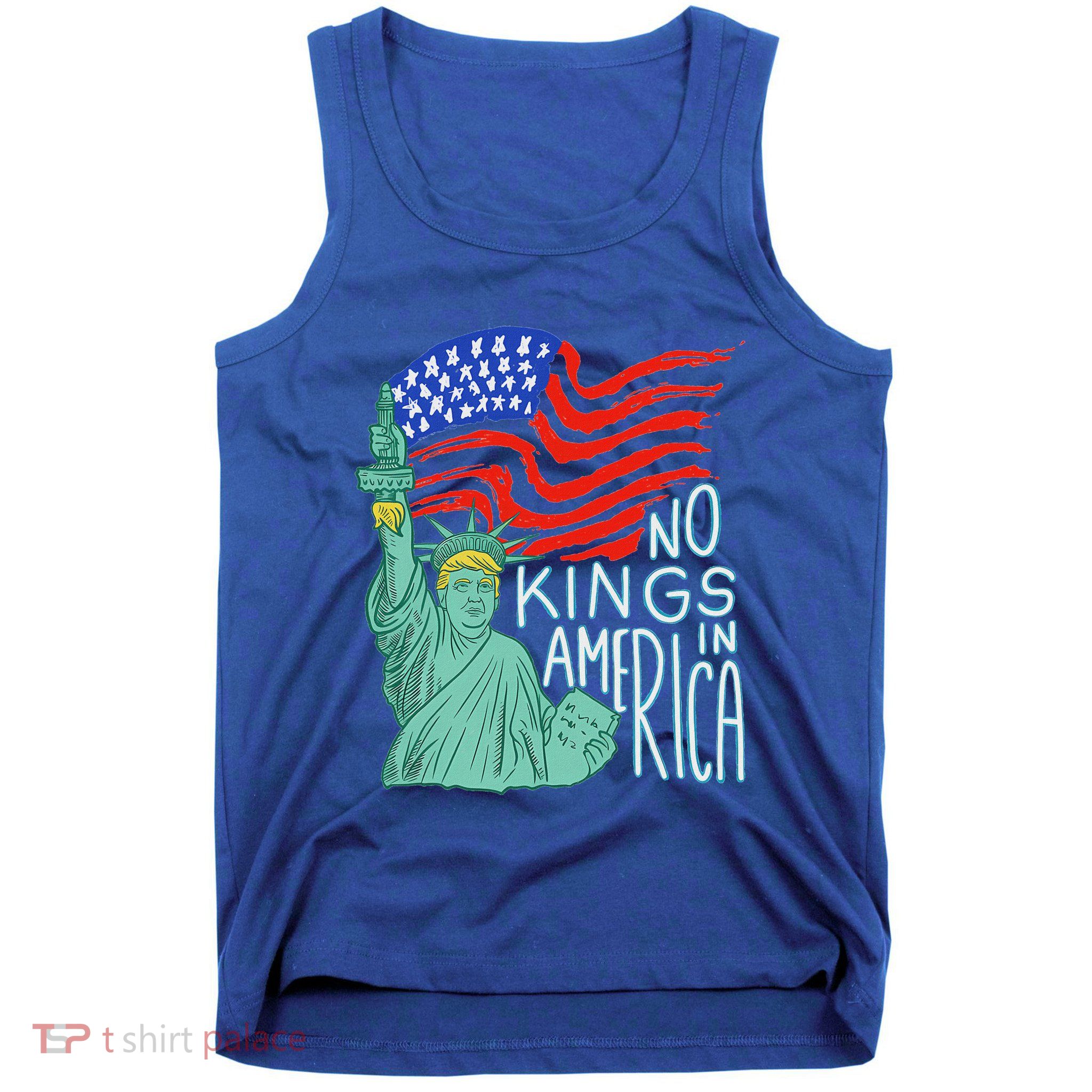 No Kings In America We The People Political Tank Top