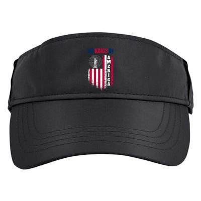 No Kings In America Anti Trump President Liberal Adult Drive Performance Visor
