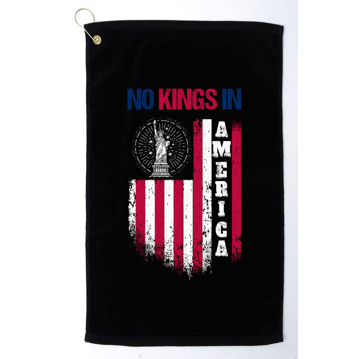 No Kings In America Anti Trump President Liberal Golf Towel