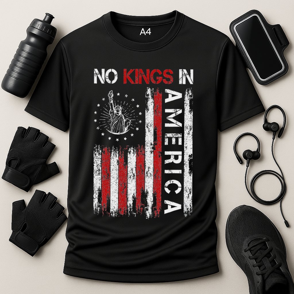 No Kings In America Cooling Performance Crew T-Shirt