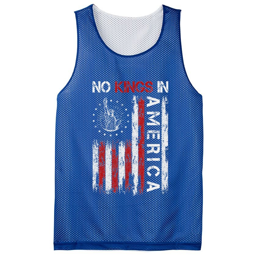 No Kings In America Mesh Reversible Basketball Jersey Tank