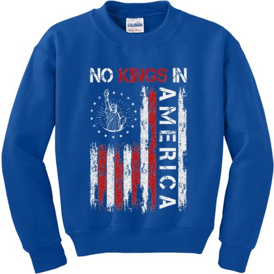 No Kings In America Kids Sweatshirt