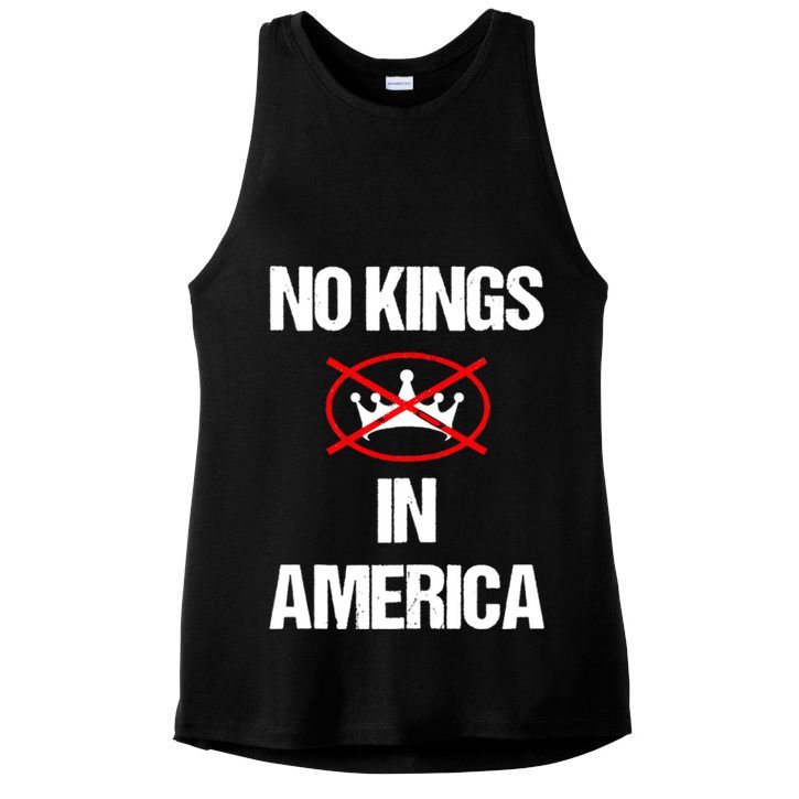 No Kings In America Supreme Court Protest Ladies PosiCharge Tri-Blend Wicking Tank