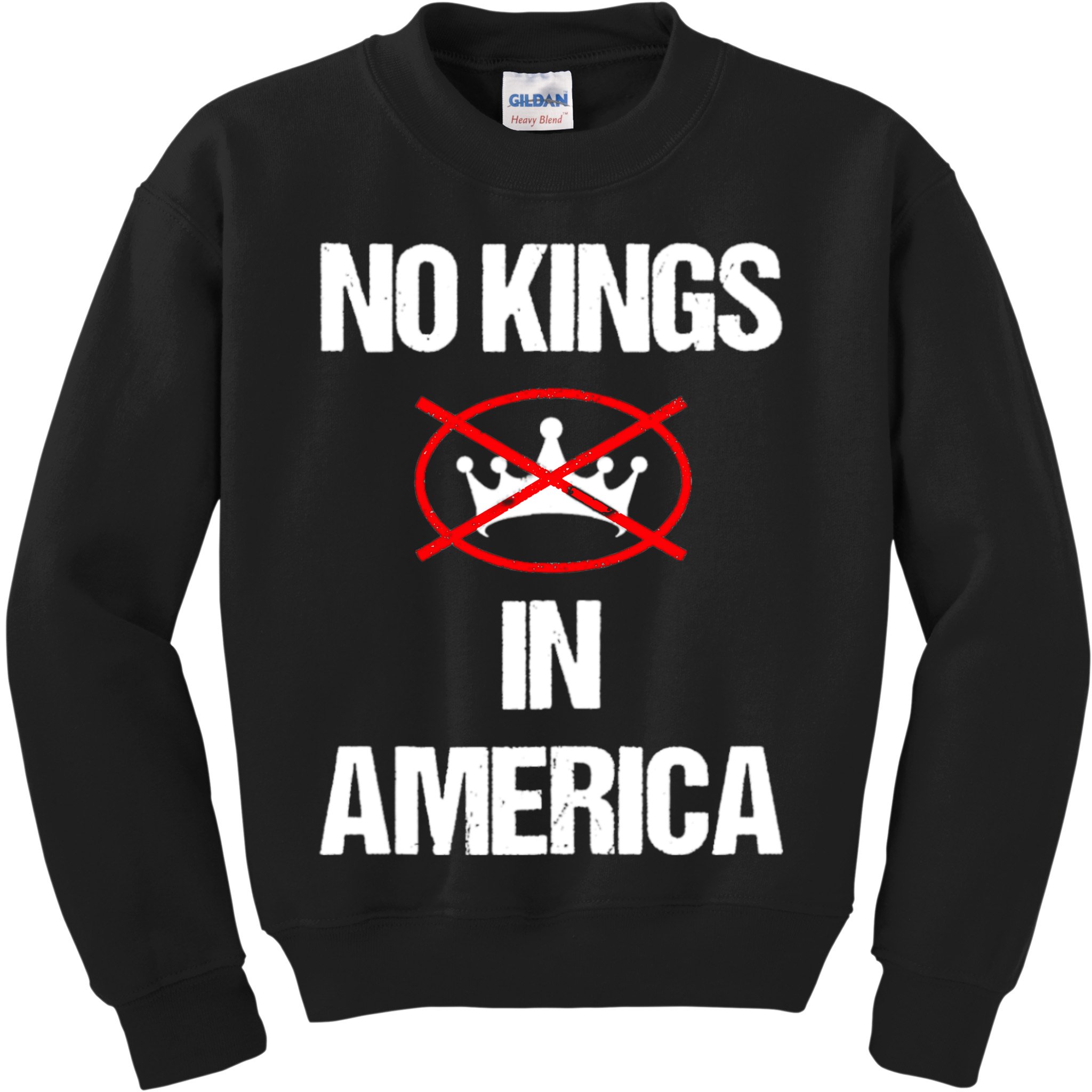 No Kings In America Supreme Court Protest Kids Sweatshirt