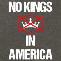 No Kings In America Supreme Court Protest Cotton Canvas Backpack