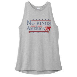 No Kings In America 2024 No One Is Above The Law Ladies PosiCharge Tri-Blend Wicking Tank