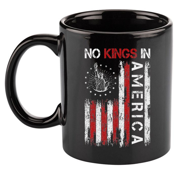 No Kings In America 11oz C Handle Ceramic Mug