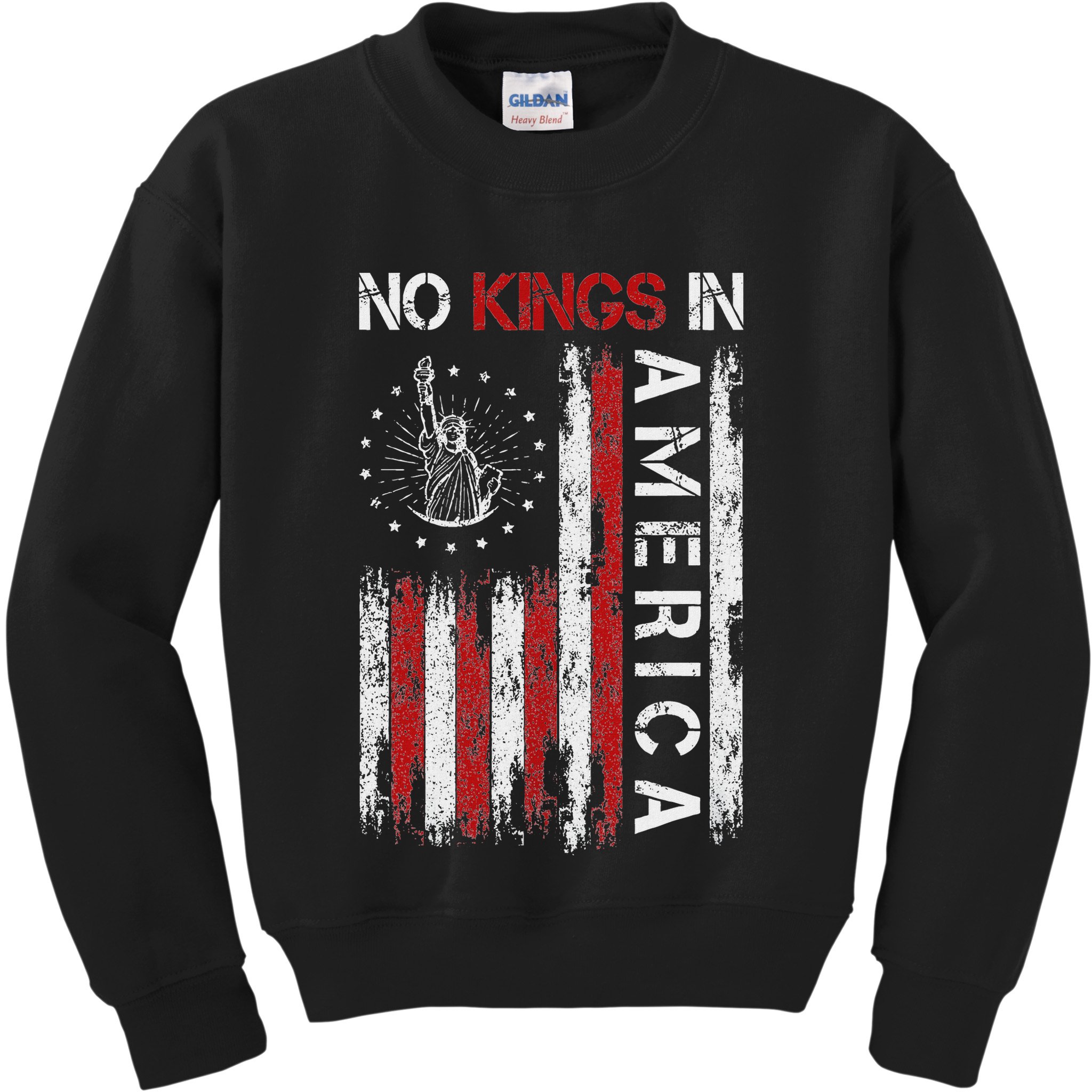 No Kings In America Kids Sweatshirt