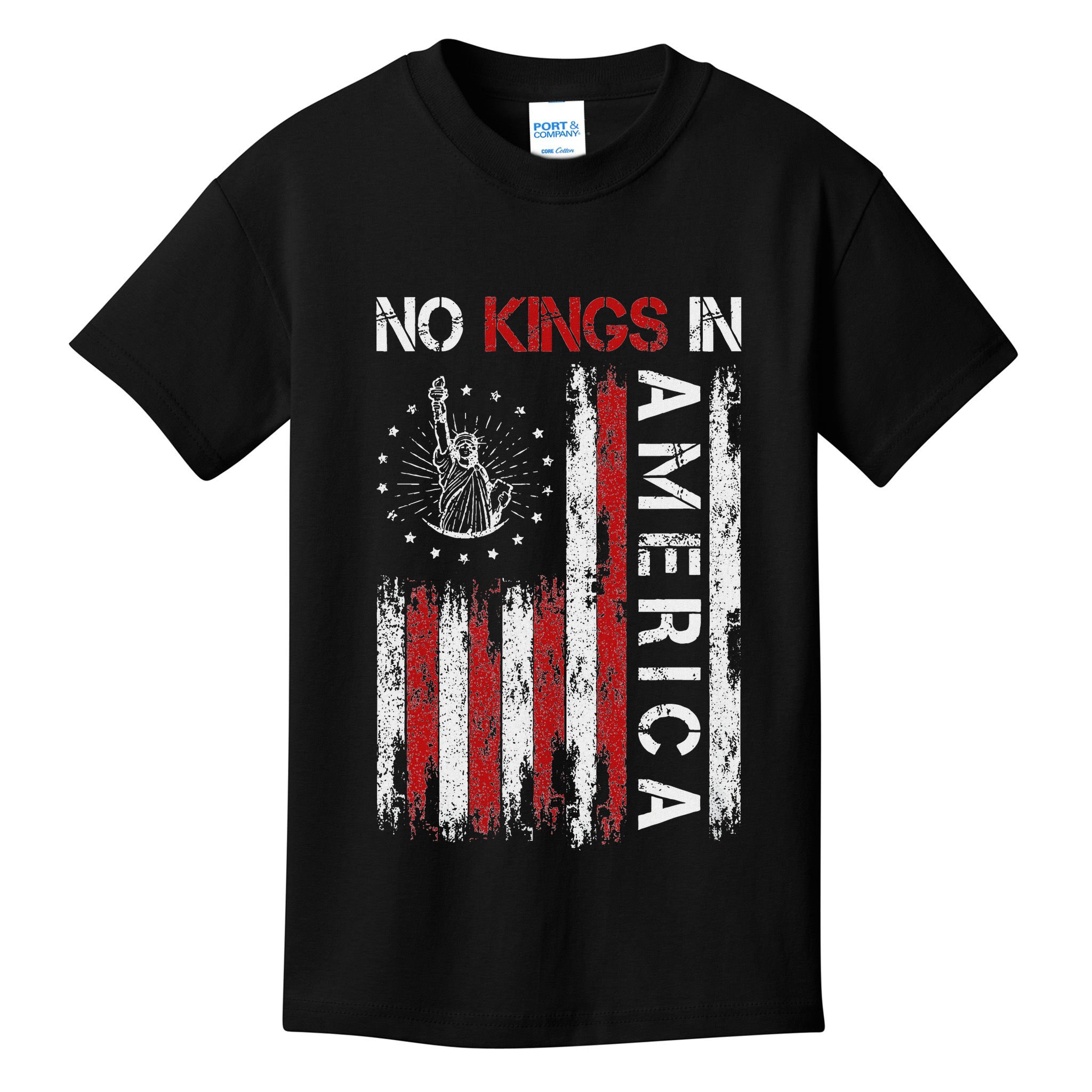 No Kings In America Kids T-Shirt