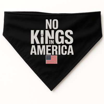 No Kings In America Democracy Anti Trump America No King USA-Made Doggie Bandana