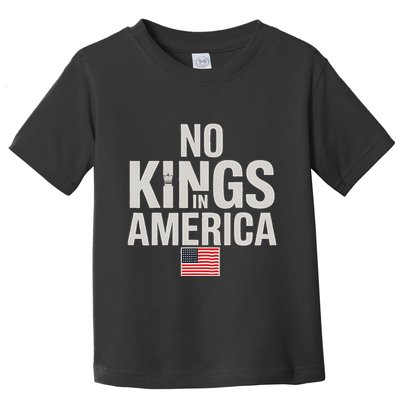 No Kings In America Democracy Anti Trump America No King Toddler T-Shirt