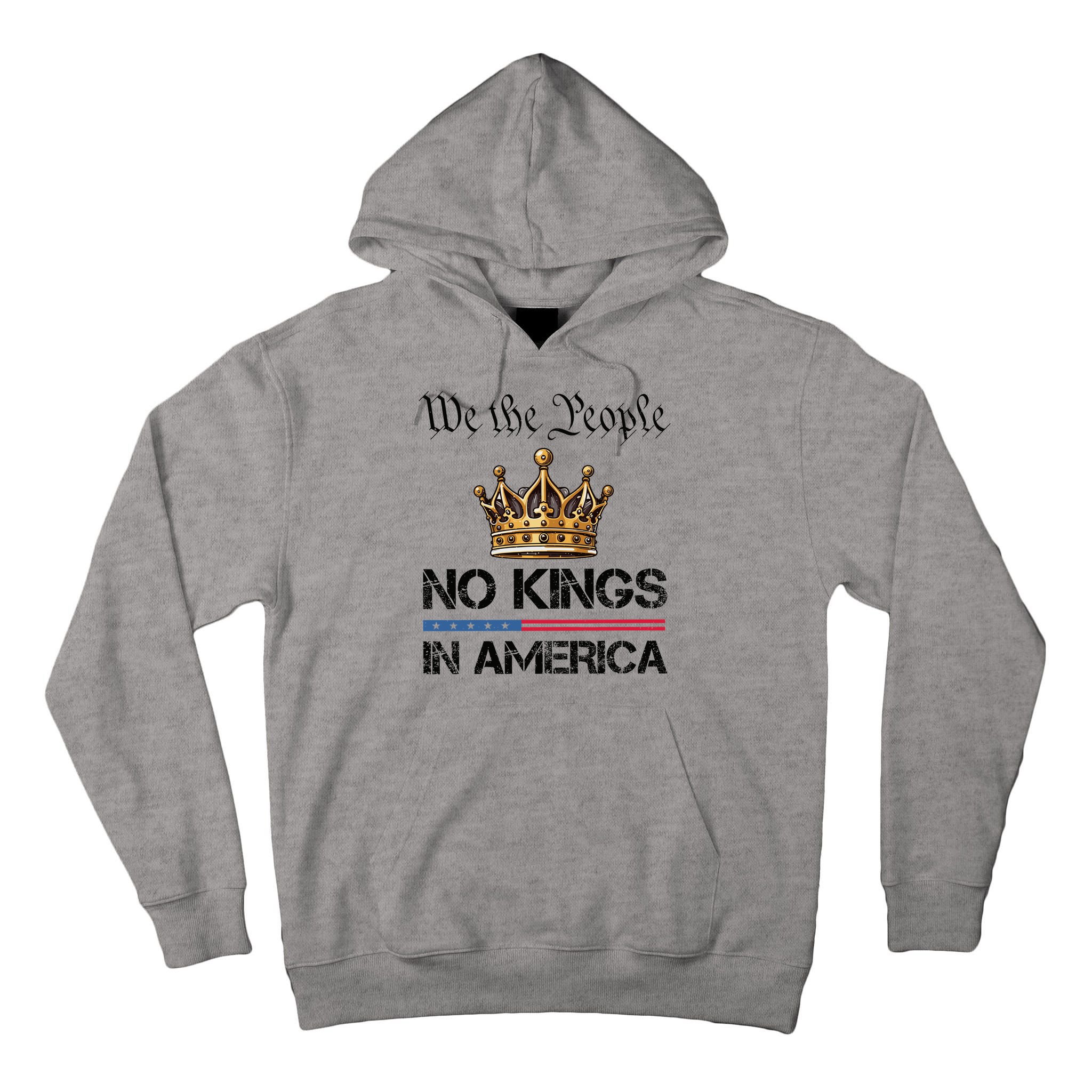  No Kings in America Liberal Resist  Tall Hoodie
