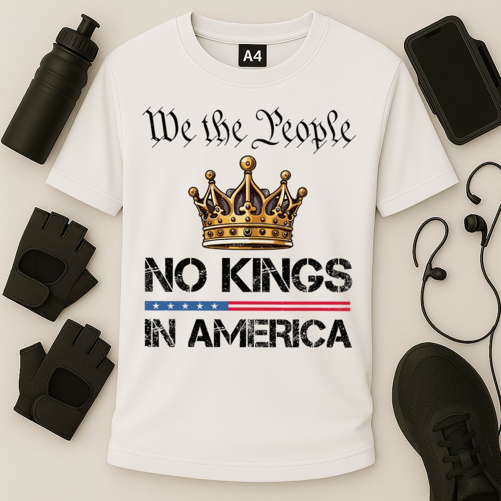  No Kings in America Liberal Resist  Cooling Performance Crew T-Shirt