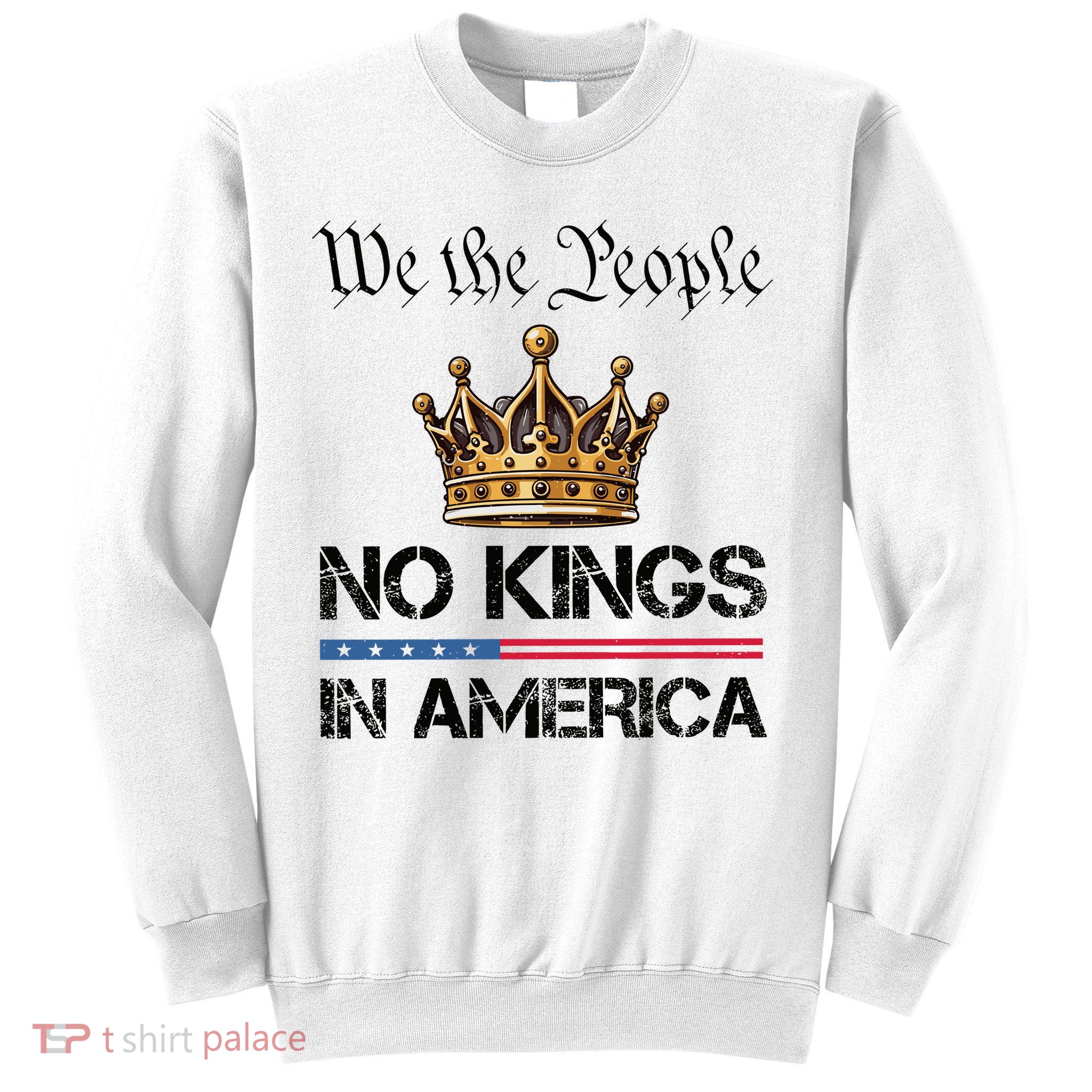  No Kings in America Liberal Resist  Sweatshirt