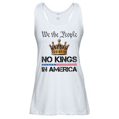  No Kings in America Liberal Resist  Ladies Essential Flowy Tank