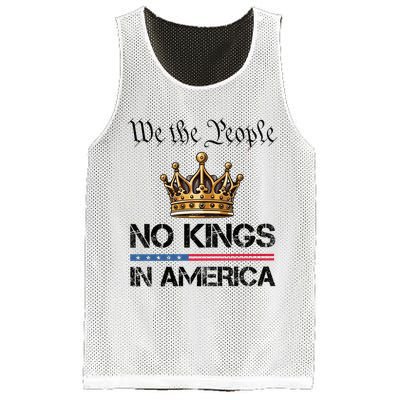  No Kings in America Liberal Resist  Mesh Reversible Basketball Jersey Tank