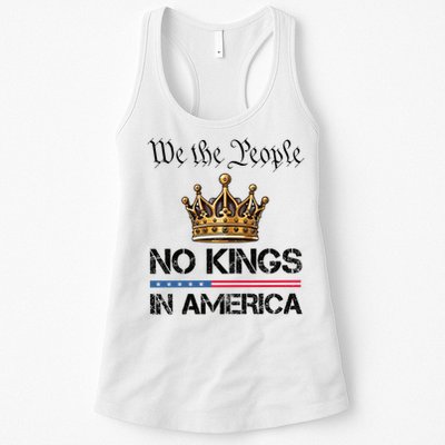  No Kings in America Liberal Resist  Womens Tank Top