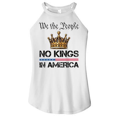  No Kings in America Liberal Resist  Women's Perfect Tri Rocker Tank