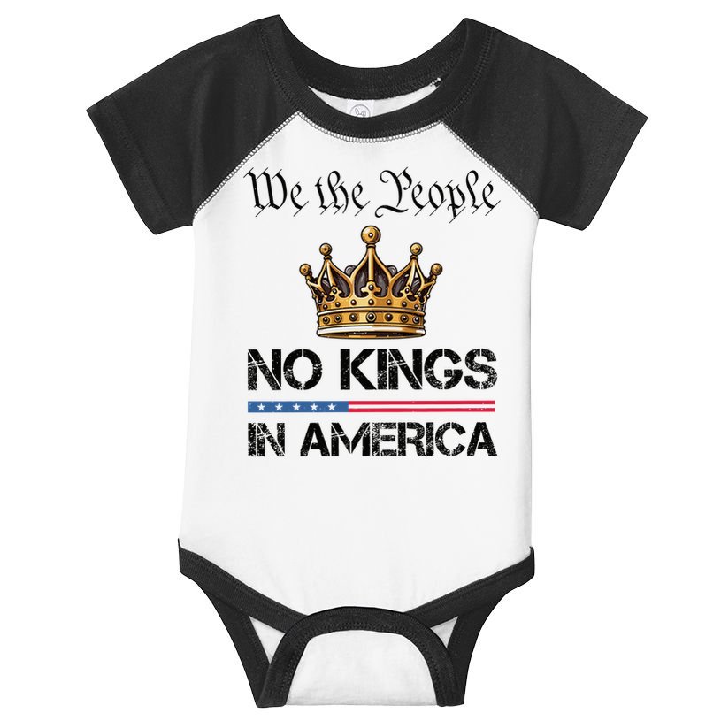  No Kings in America Liberal Resist  Infant Baby Jersey Bodysuit