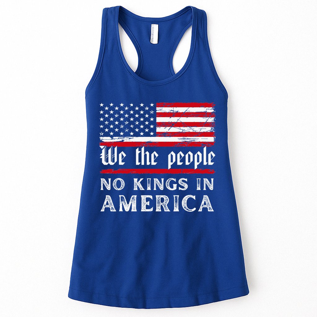 No Kings In America We The People Womens Tank Top