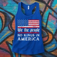 No Kings In America We The People Womens Tank Top