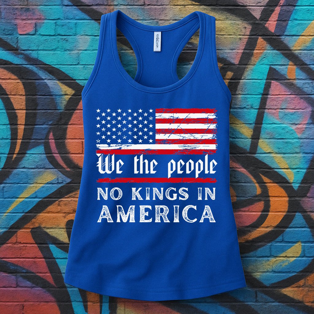 No Kings In America We The People Womens Tank Top