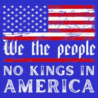 No Kings In America We The People Womens Tank Top