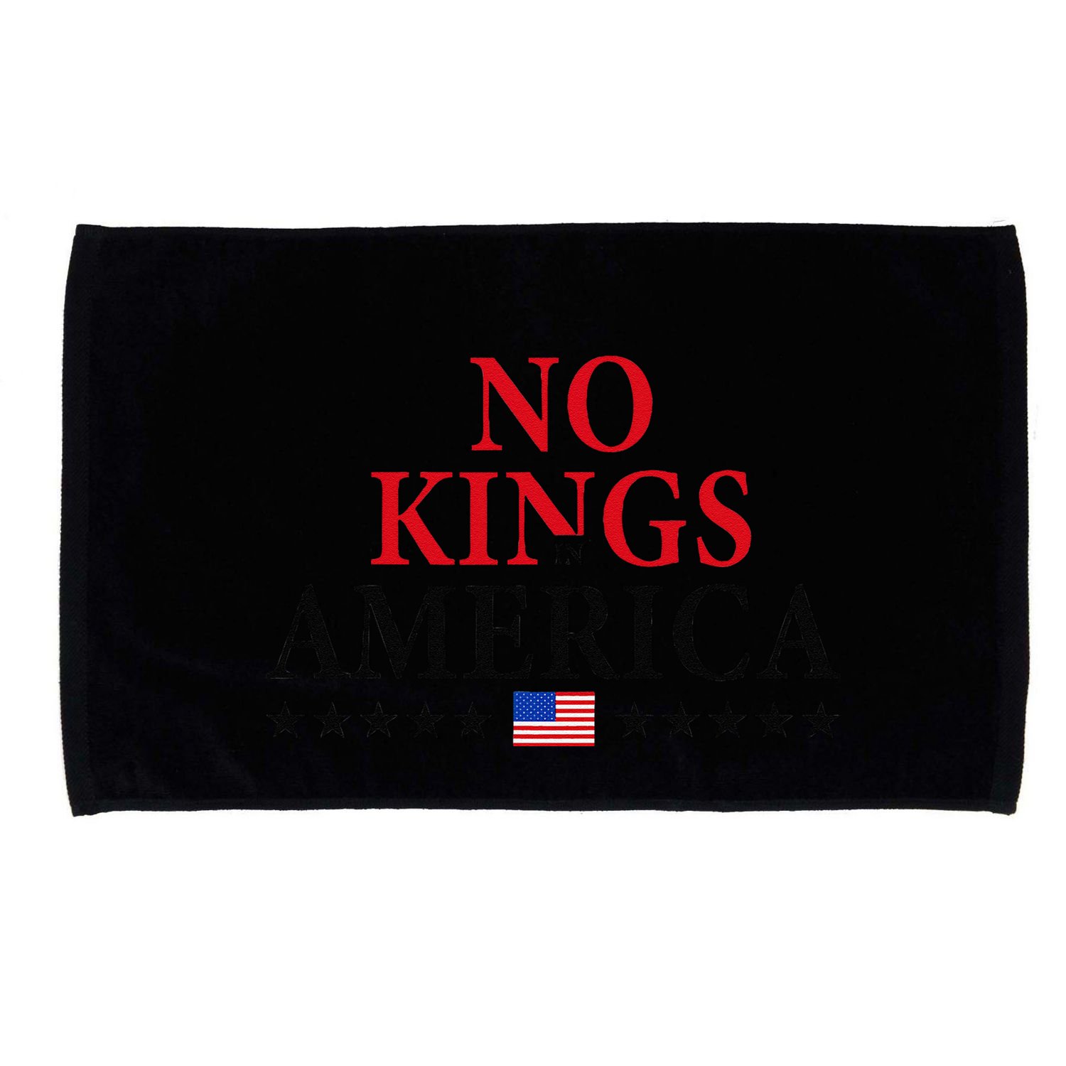 No King In America 45 47 Democracy Usa Independence Saying Microfiber Hand Towel