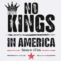 No Kings In America Since 1776 Adult Drive Performance Visor